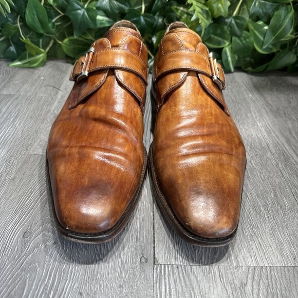 Magnanni Marco II Cuero Single Monk Strap size 15 Loafer READ main image 8